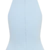 Top senza maniche Portia in scuba – Azzurro