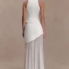 Top senza maniche Portia in scuba – Bianco Top senza maniche Portia in scuba – Bianco