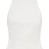Top senza maniche Portia in scuba – Bianco Top senza maniche Portia in scuba – Bianco