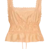 Top senza maniche ricamato Vivian – Arancione Top senza maniche ricamato Vivian – Arancione