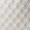 Vestito Devlin con nappine in macramè – Avorio