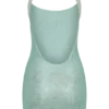 Vestito Jasmyn Hot Fix con schiena in rete – Menta Vestito Jasmyn Hot Fix con schiena in rete – Menta