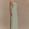 Vestito lungo con sciarpa in chiffon Caira – Salvia Vestito lungo con sciarpa in chiffon Caira – Salvia