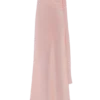 Vestito lungo in raso e chiffon Carah – Rosa pallido Vestito lungo in raso e chiffon Carah – Rosa pallido