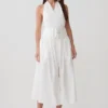 Vestito midi in cotone multiuso Emery – Bianco Vestito midi in cotone multiuso Emery – Bianco