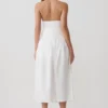 Vestito midi in cotone multiuso Emery – Bianco Vestito midi in cotone multiuso Emery – Bianco