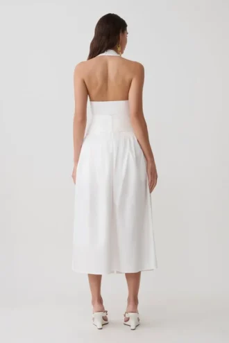 Vestito midi in cotone multiuso Emery – Bianco Vestito midi in cotone multiuso Emery – Bianco