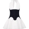 Vestito mini in cotone Denim Merlyn – Blu indaco Vestito mini in cotone Denim Merlyn – Blu indaco